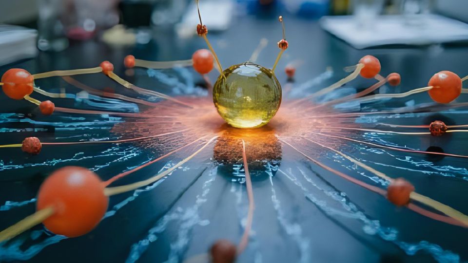 Az elektron egy negatív töltésű, elemi részecske, amely az atommag körül kering. Az anyag szerkezetének és elektromos tulajdonságainak meghatározásában kulcsszerepe van. Felfedezése forradalmasította a fizikát és a kémiát egyaránt.