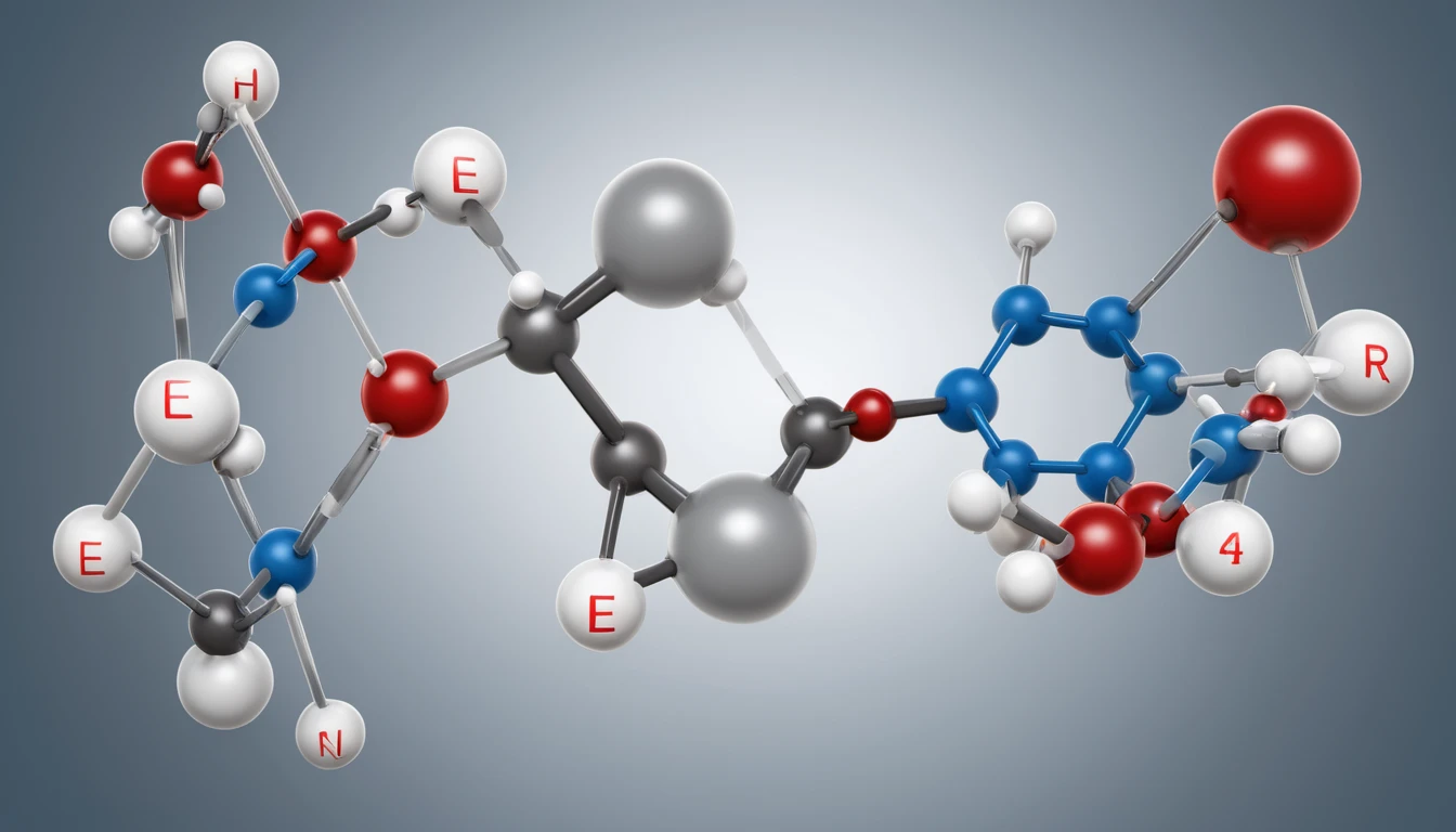 Elimináció: jelentése, típusai és mechanizmusa Molekulák és atomok ábrázolása, amelyek az eliminációs reakciók során részt vesznek.