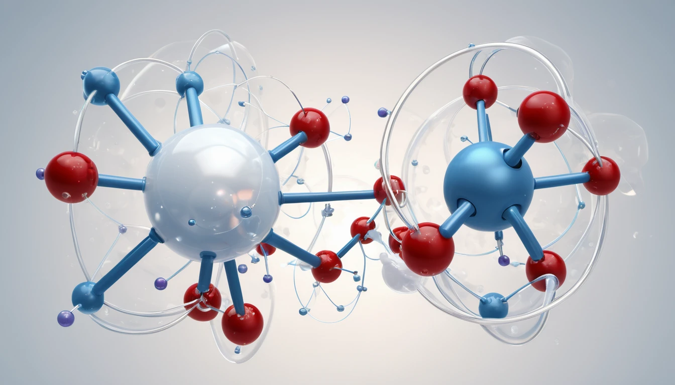 Nukleofil addíció: a reakció mechanizmusa és példák Két atommodell, különböző színű atomokkal és elektronokkal, a kémiai reakciók szemléltetésére.