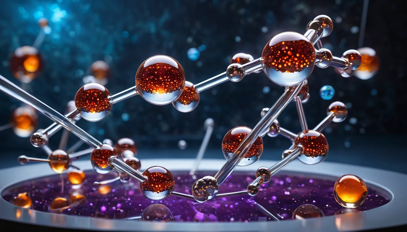 Molekulák és atomok színes ábrázolása, a kémiai reakciók vizsgálatához.