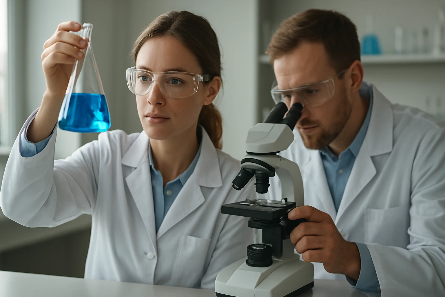 Egykristályok előállítása és alkalmazása különböző iparágakban Laboratóriumi kísérlet egykristályok előállításához és alkalmazásához.