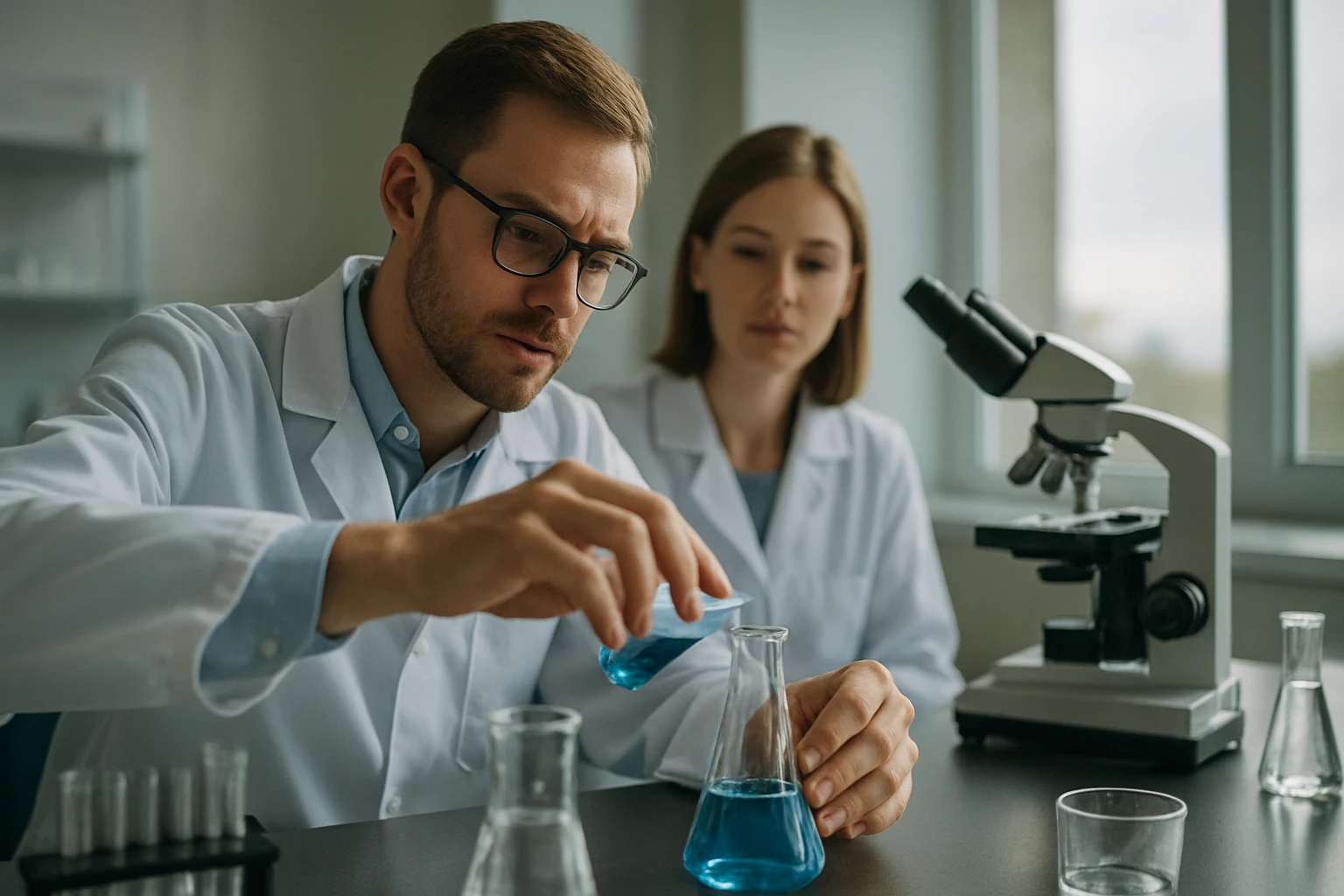 Kémiai kutatás a fekete lőpor összetevőiről laboratóriumban