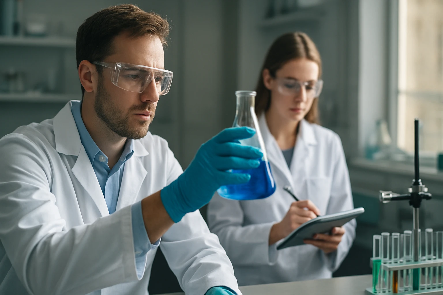 Foszfor-triklorid laboratóriumi kutatás képe