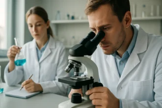 Kémiai kutatás: Etil-benzoát vizsgálata mikroszkóppal