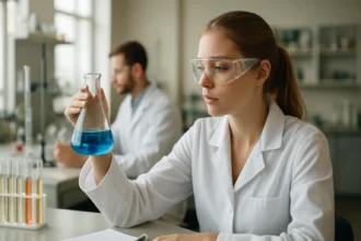 Kémia laboratóriumi munka ecetsav elemzésével