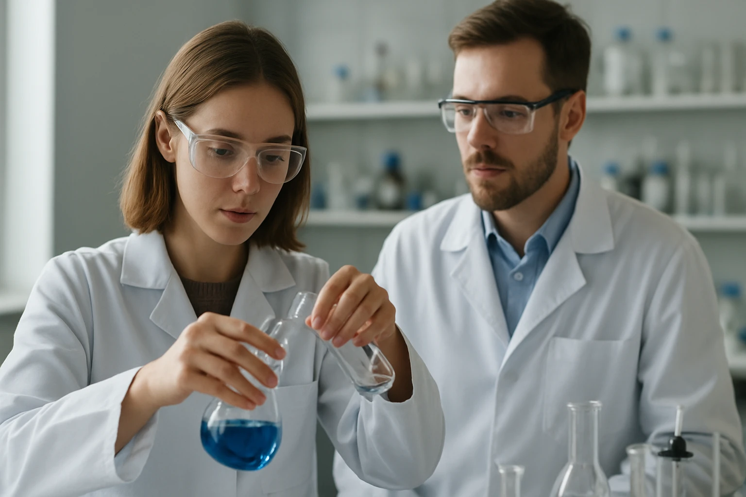 Az ideális oldat fogalma és a Raoult-törvény részletes magyarázata Két kutató laboratóriumi kísérletet végez ideális oldattal kapcsolatosan.