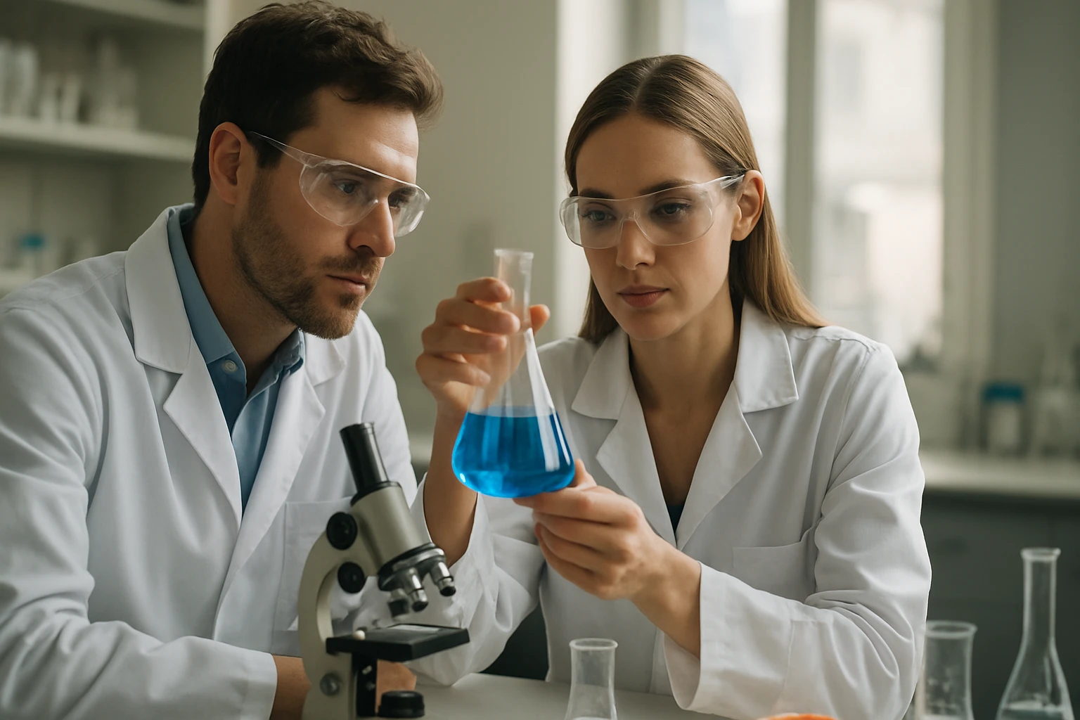 Laboratóriumi kísérlet ioncserés kromatográfiával