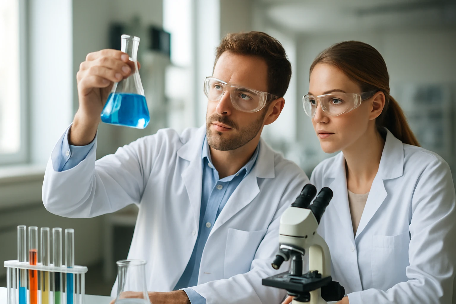 A kálium-dihidrogén-citrát képlete és jelentősége az élelmiszeriparban Két kutató laboratóriumi környezetben, kálium-dihidrogén-citrátot vizsgálva.