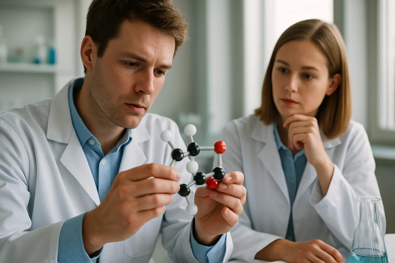 A kaloriméterbomba: működése és szerepe a kémiai alkalmazásokban Két kutató a kaloriméterbomba működését tanulmányozza.