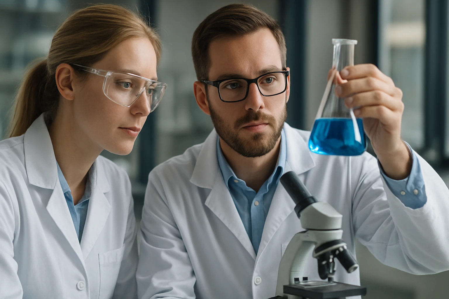 A kamraeljárás: a kénsavgyártás folyamata és története Kémikusok kénsav készítését vizsgálják a laboratóriumban.