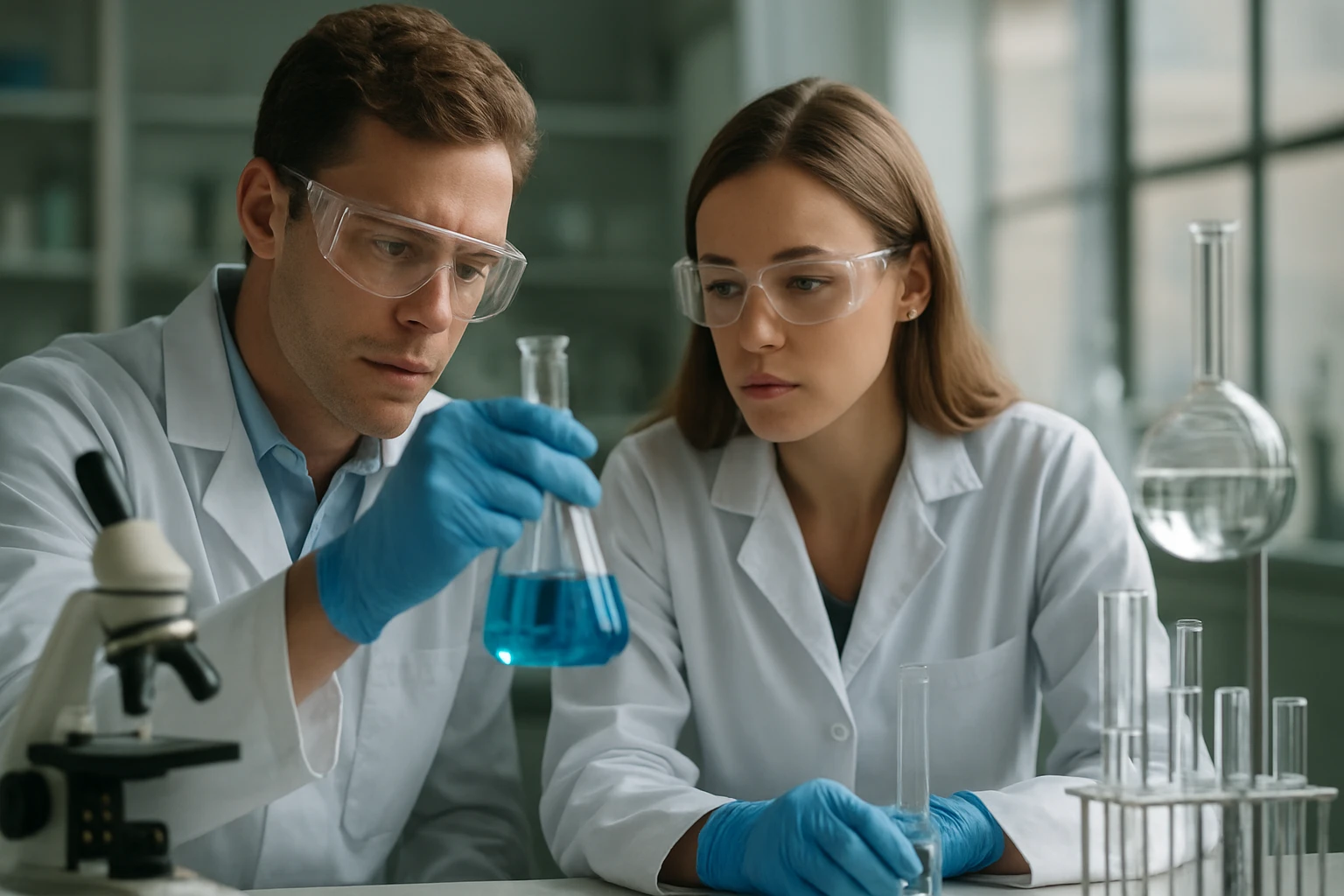 Laboratóriumi kísérlet kapton anyagokkal