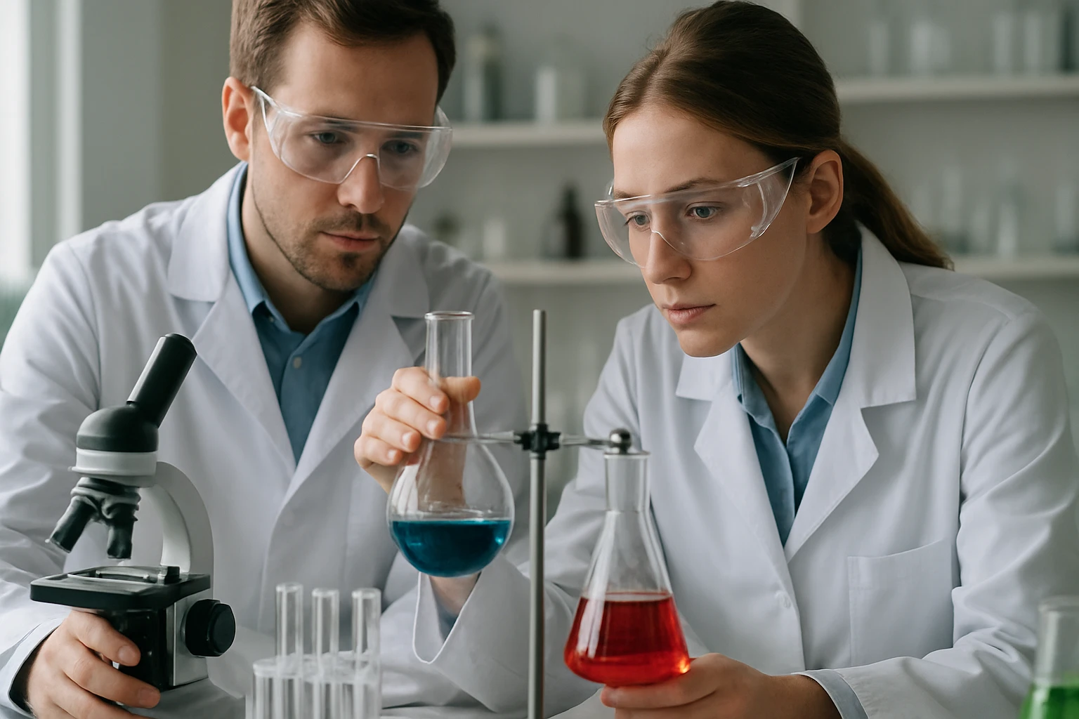 Lítium-fluorid kémiai kísérlet laboratóriumban