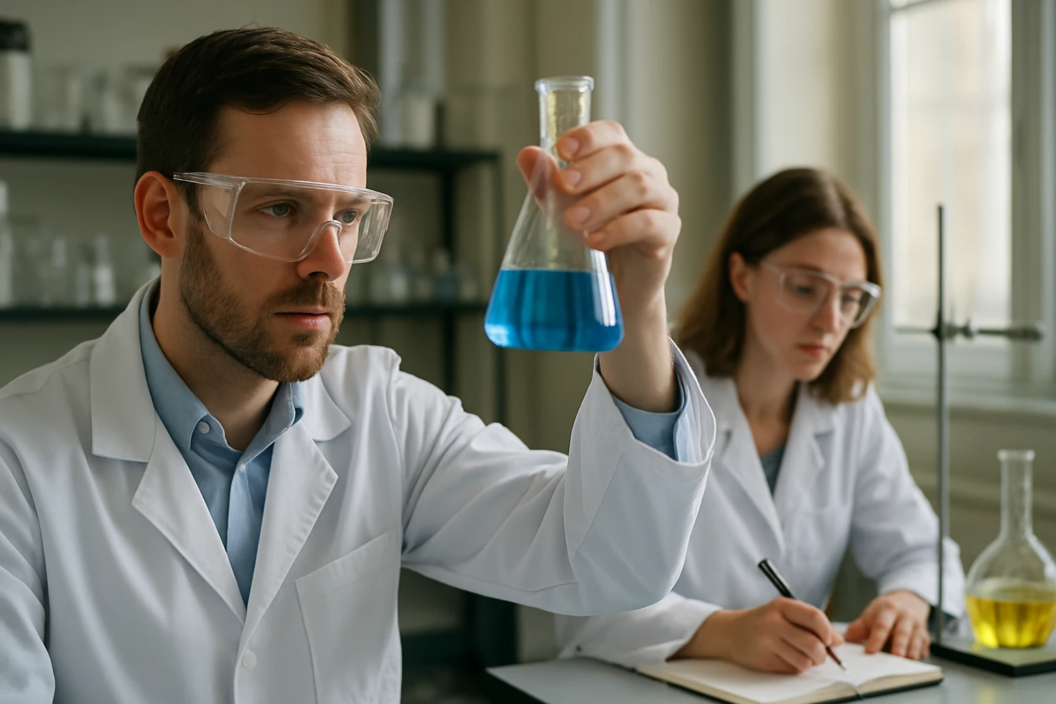 Laboratóriumi kísérlet kémiai egyensúlyról