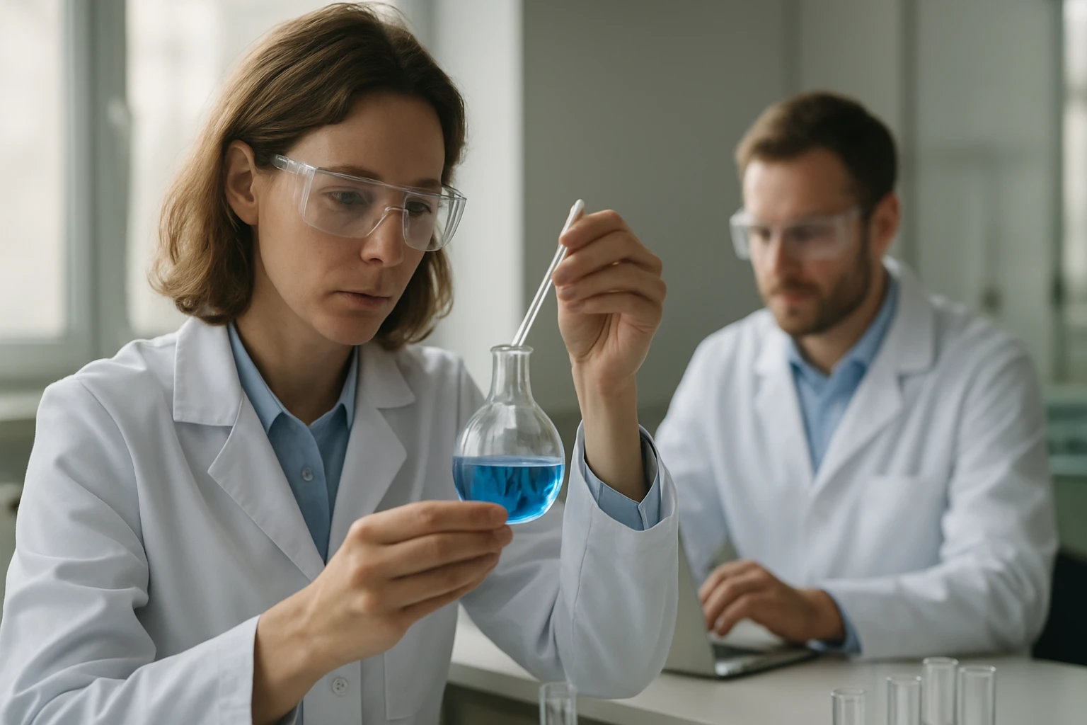 Laboratóriumi kísérlet a Mendius-reakció vizsgálatára