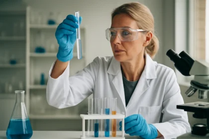 Kémikus laboratóriumban, HOMO molekulapályákkal kapcsolatos kísérlet
