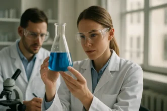 Laboratóriumi kutatás i-butánnal kapcsolatos kísérletek során