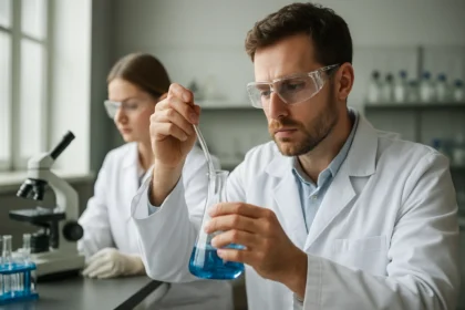 Kémiai reakciók laboratóriumi környezetben