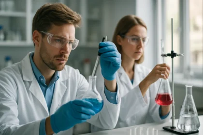 Laboratóriumi kísérlet író CD-R feldolgozás során