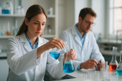 Laboratóriumi kísérlet készítése kálium-monoxiddal