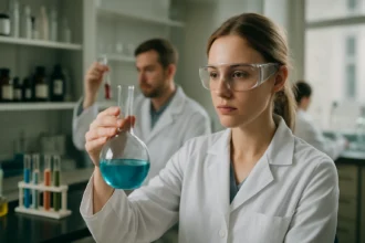 Molekulamodellezés a laborban: a szakértők kémiai kísérleteket végeznek