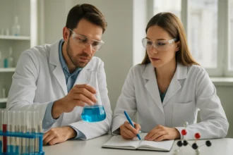 Laboratóriumi kísérlet a Molisch-teszt alapján