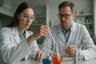 Egylépéses szintézis: a célmolekula egyetlen reakcióban készül. Csökkenti az időt, hulladékot és költségeket, javítja a hozamot és megkönnyíti a skálázást — gyors, hatékony és környezetbarát megoldás.