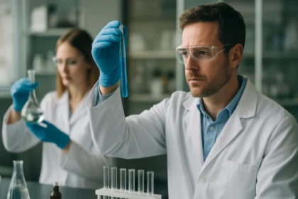 Kémiai kísérlet oxidációs fok vizsgálatával laboratóriumban