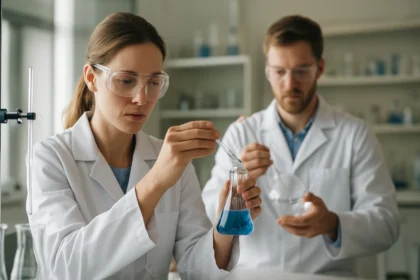 Laboratóriumi kísérlet perjodsav alkalmazásával