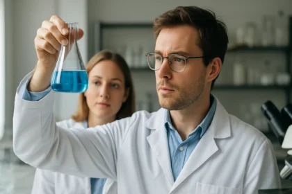 Kémiai elemzés poliolokkal laboratóriumban