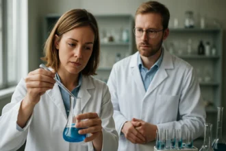 Kémiai kísérlet folyamatban, 2-enamid kutatás