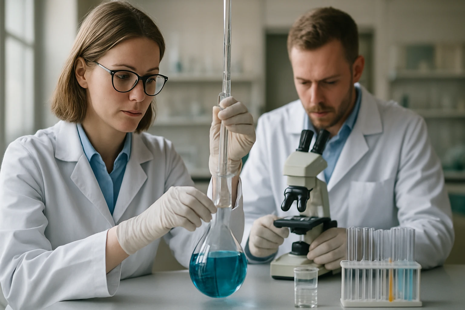 Laboratóriumi munka oxidációs szám vizsgálatával és számításával.