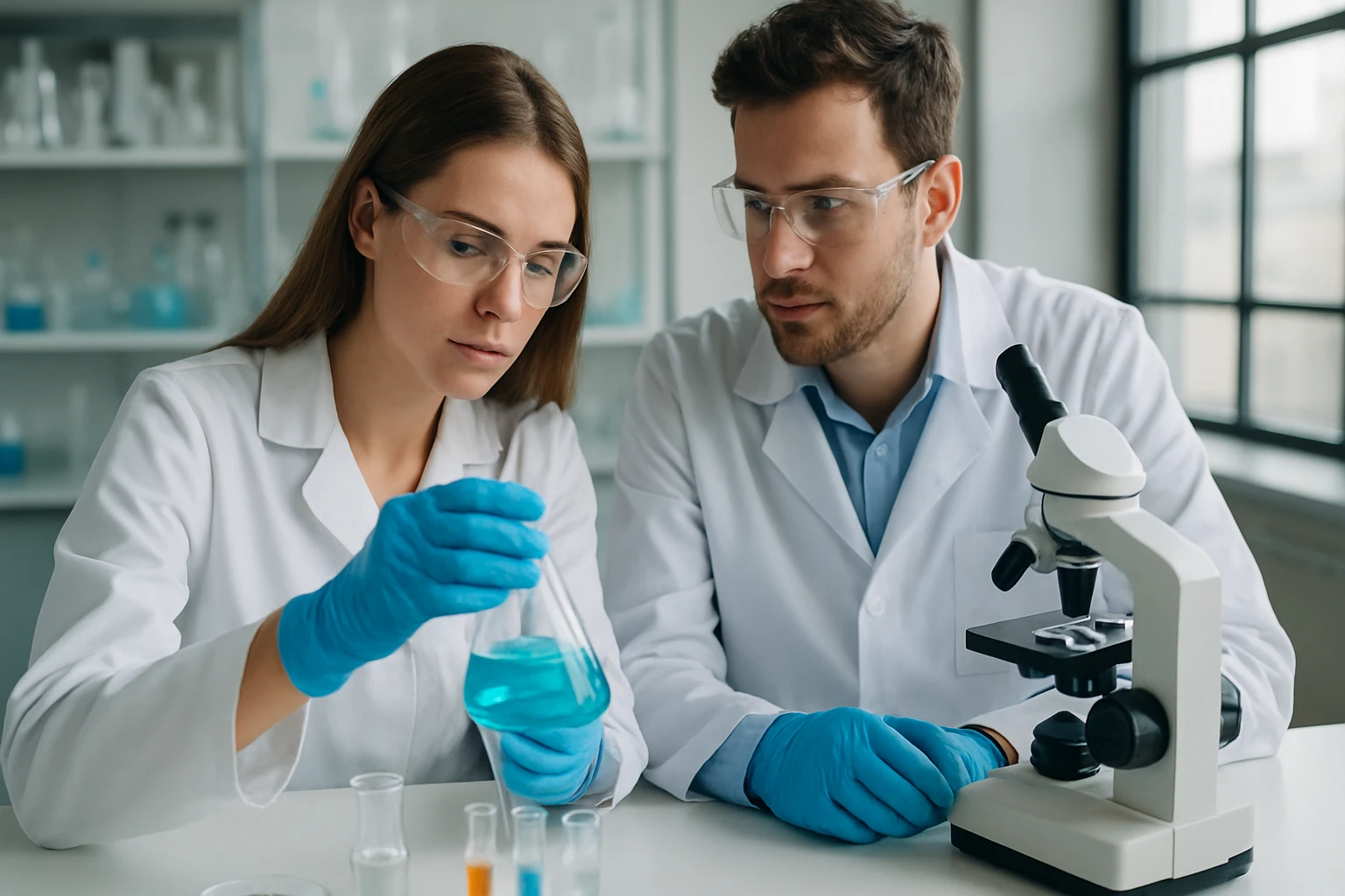 Kémiai kísérlet a poli-DL-tejsav szintéziséhez makromolekuláris laboratóriumban