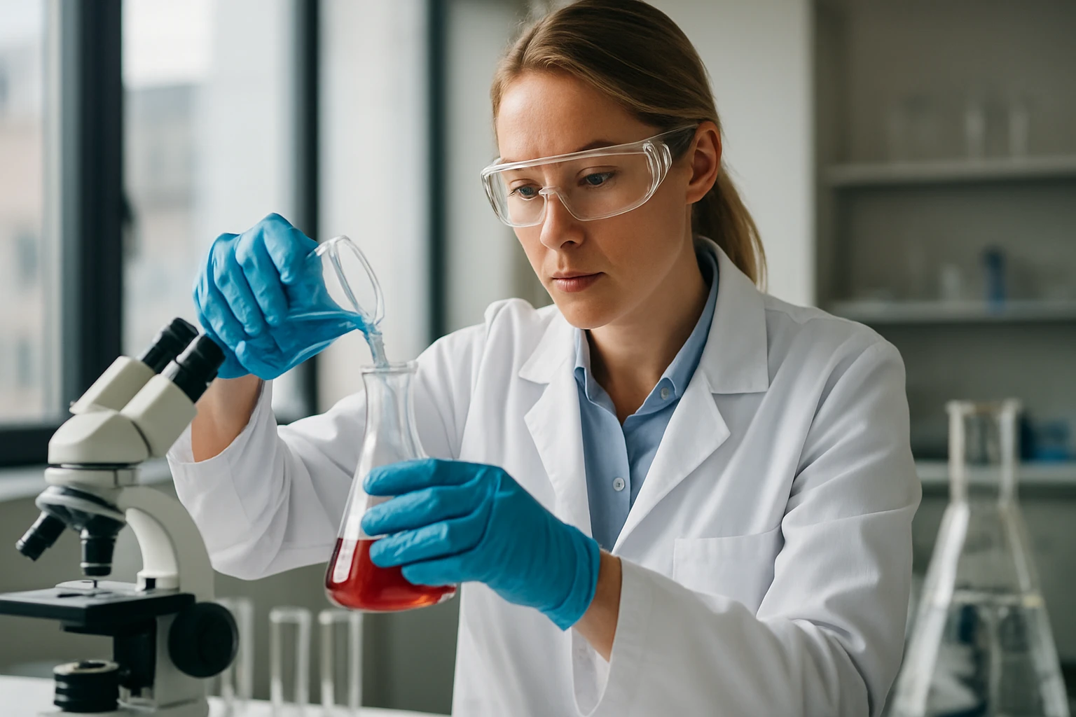 Kémikus szemipoláris kötés bemutatása laboratóriumi környezetben