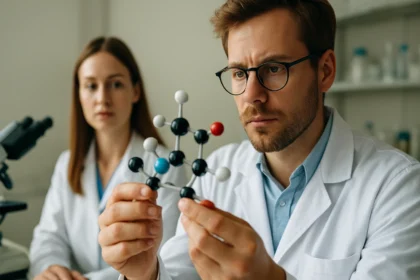 Kutatók a többfogú ligandokkal végzett munka során