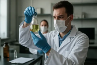 Laboratóriumi kísérlet vegyi fegyverek hatásairól