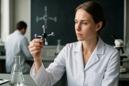 Tetrajod-metán molekula bemutatása laboratóriumban