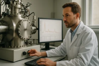 XPS technológia kémiai elemzése laboratóriumban