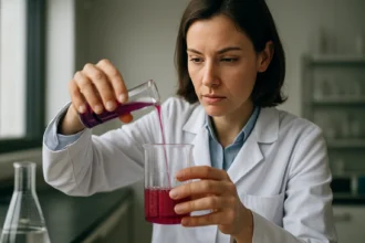 Kémikus oldat hígítása laboratóriumban