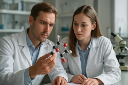 Két kutató tioureidek molekuláris szerkezetének elemzése