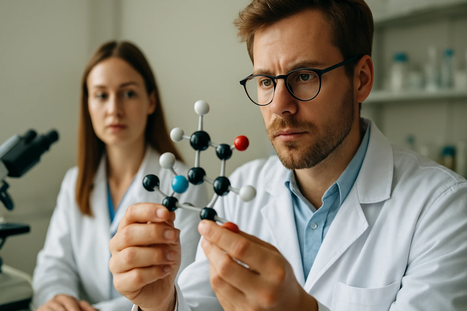 Kutatók a többfogú ligandokkal végzett munka során