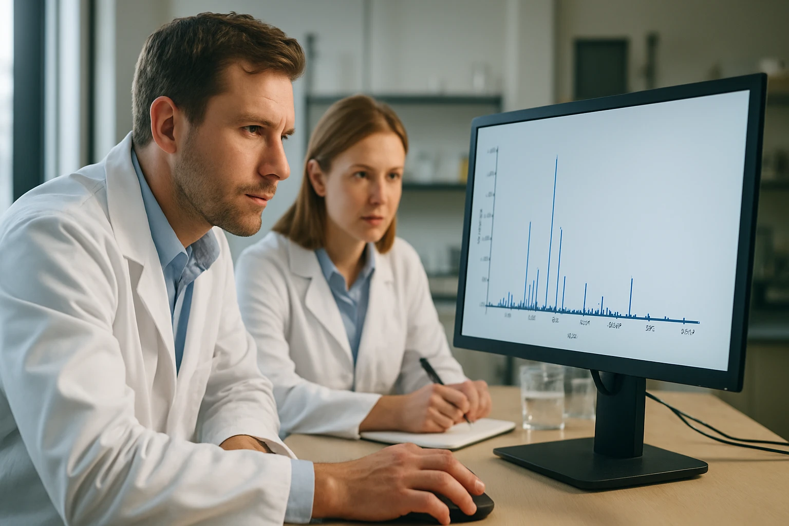 Kémiai elemzés tömegspektrummal laboratóriumban