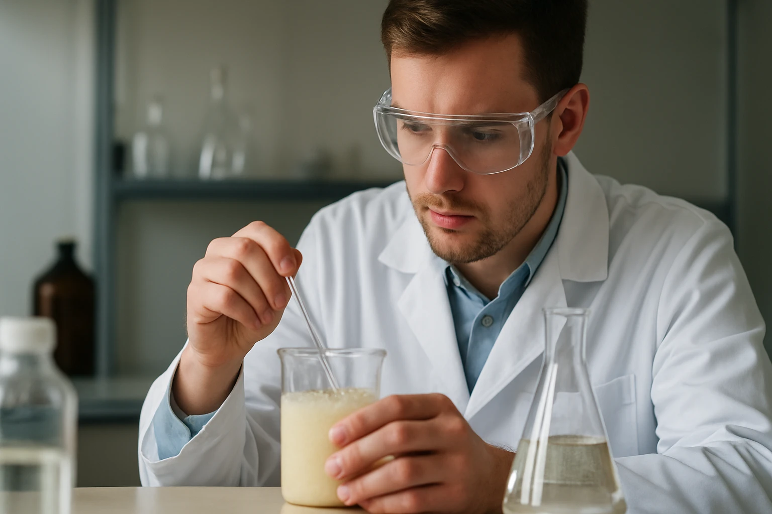 Vízmentes gyapjúzsír: Előállítás, jellemzők és alkalmazási lehetőségek Laboratóriumi kísérlet vízmentes gyapjúzsír tanulmányozására