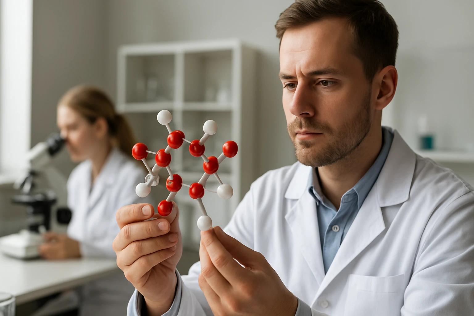 Kémikus zárványvegyületek modellezése laboratóriumi környezetben.